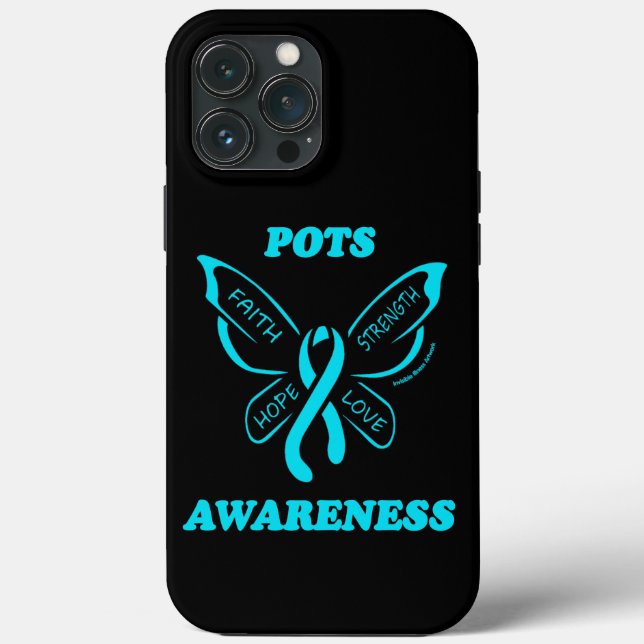 Butterfly/Awareness...POTS Case-Mate iPhone Case (Back)