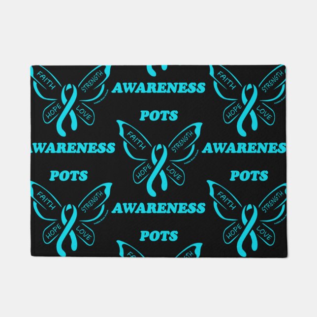 Butterfly/Awareness...POTS Doormat (Front)