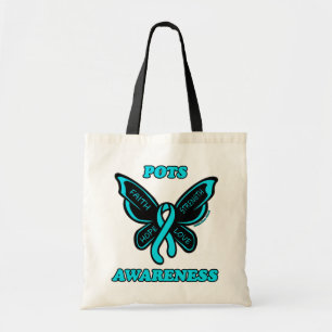 Butterfly/Awareness...POTS Tote Bag