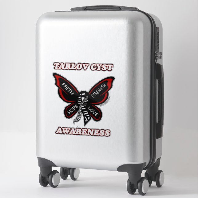 Butterfly/Awareness...Tarlov Cyst (Suitcase)