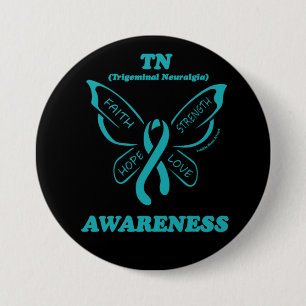 Butterfly/Awareness...TN 7.5 Cm Round Badge