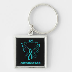 Butterfly/Awareness...TN Key Ring