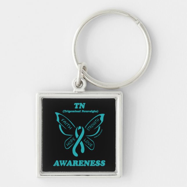 Butterfly/Awareness...TN Key Ring (Front)