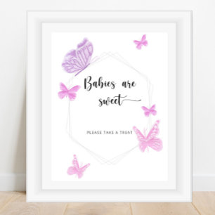 Butterfly babies are sweet poster