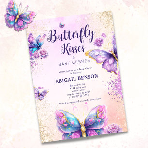 Butterfly Baby Shower Invitation