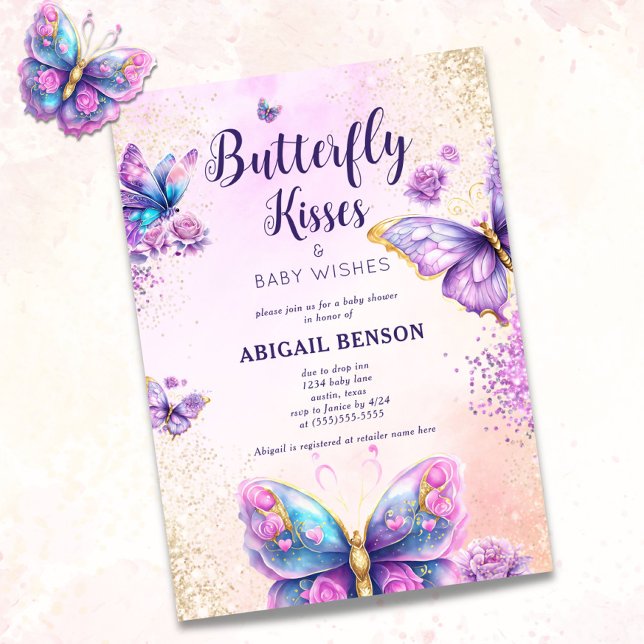 Butterfly Baby Shower Invitation (Creator Uploaded)