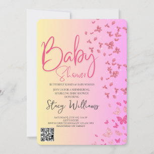 Butterfly Baby Shower Invitation
