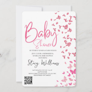 Butterfly Baby Shower Invitation