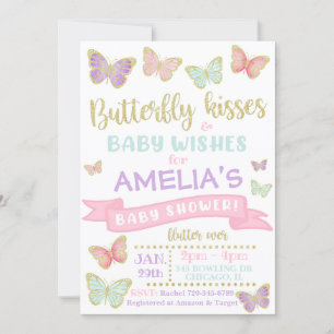 Butterfly Baby Shower Invitation Baby Shower