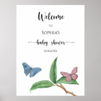 Butterfly baby shower