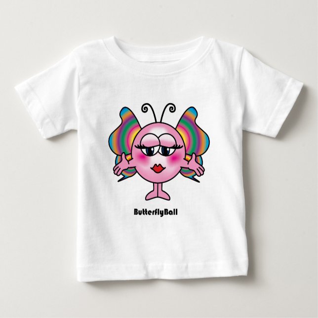 Butterfly Ball Baby T-Shirt (Front)
