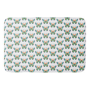 Butterfly bath mat