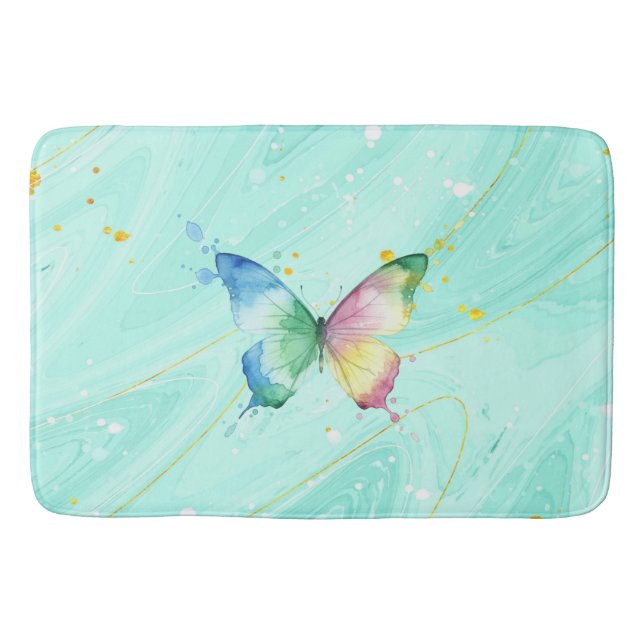 Butterfly Bath Mat (Front)