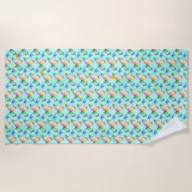 Butterfly Beach Towel (Front)