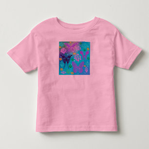 Butterfly Beautiful Aloha Hawaiian Blossom Wedding Toddler T-Shirt