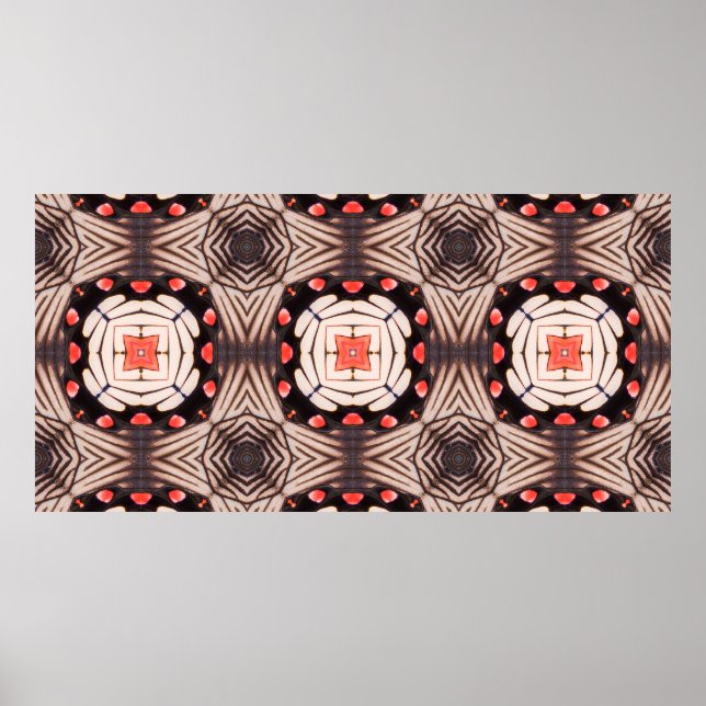 Butterfly, Beautiful seamless pattern made from bu Poster (Front)