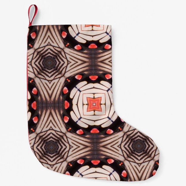 Butterfly, Beautiful seamless pattern made from bu Small Christmas Stocking (Front)