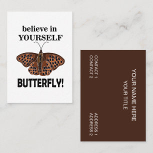 Butterfly Believe In Yourself Butterfly Business Card