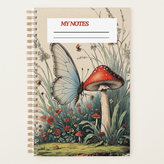 "Butterfly Beneath the Bloom" Planner (Front)