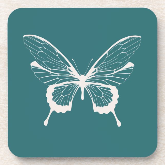 Butterfly Beverage Coaster (Front)