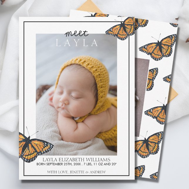 Butterfly Birth Announcement (Creator Uploaded)