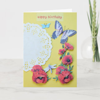 Butterfly Birthday Card