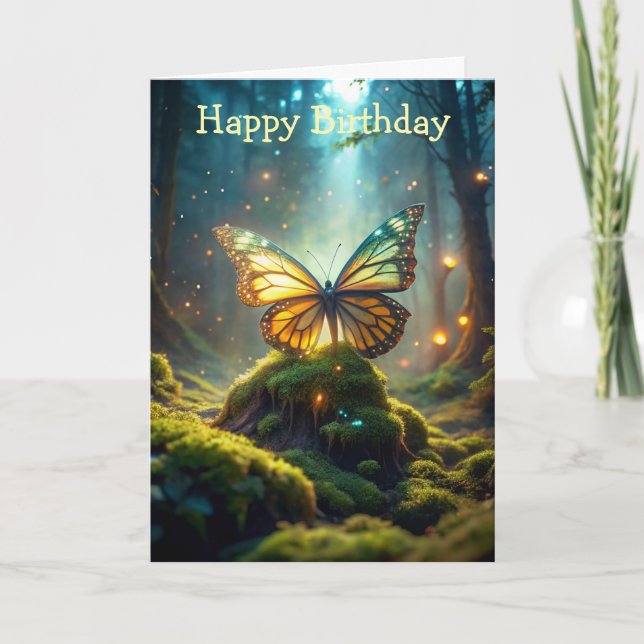 Butterfly Birthday Card (Front)