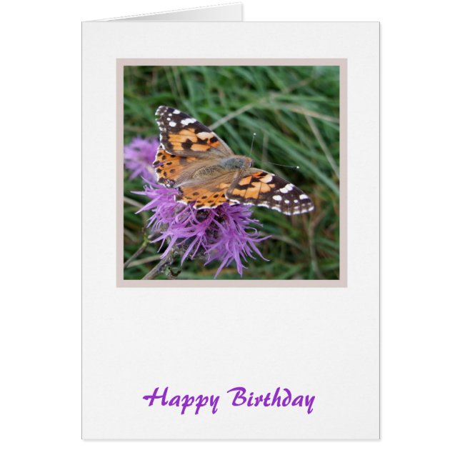 Butterfly Birthday Card (Front)