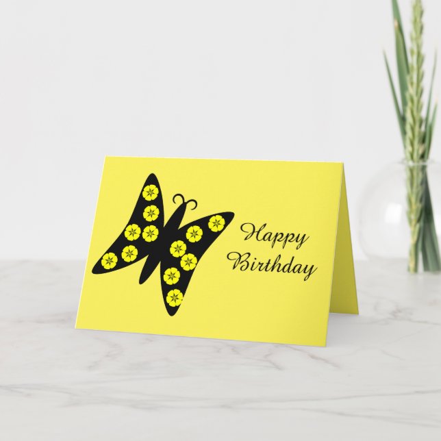 Butterfly Birthday Card (Front)