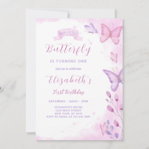 Butterfly Birthday Invitation