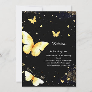 Butterfly Birthday Invitation