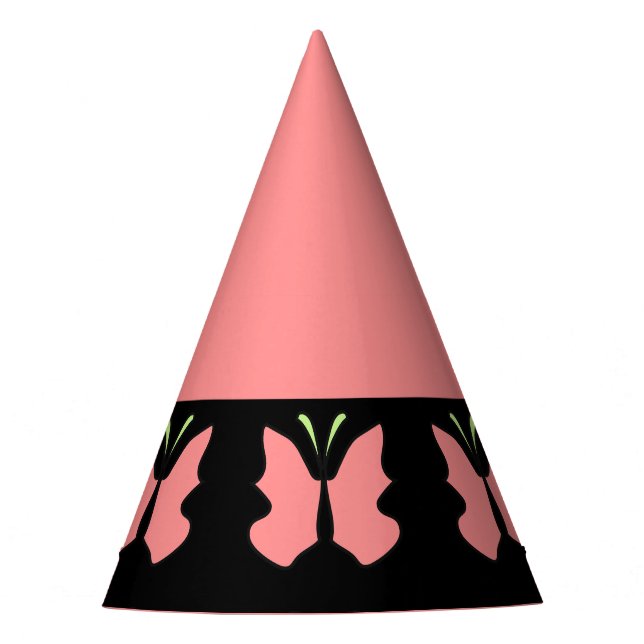 Butterfly Birthday Party Hat (Front)