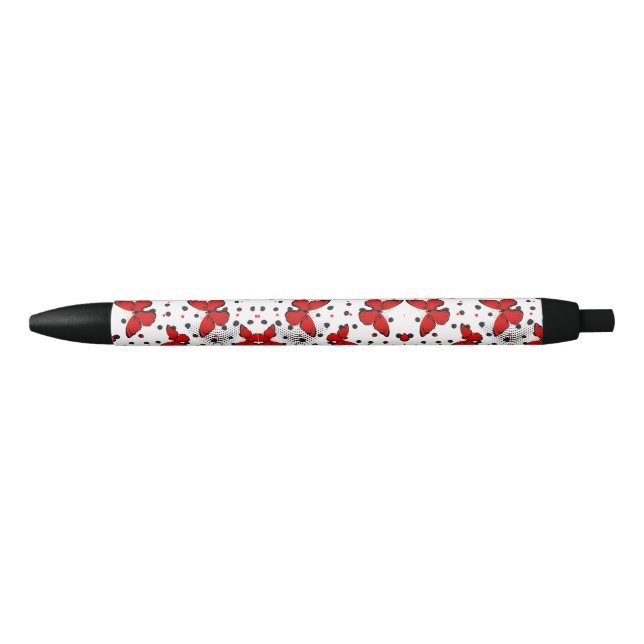 butterfly black ink pen (Front)