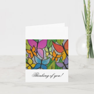 Butterfly Blank Card, Thinking of You Card