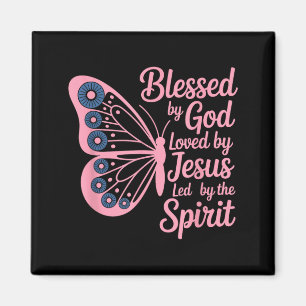 Butterfly Blessed Magnet