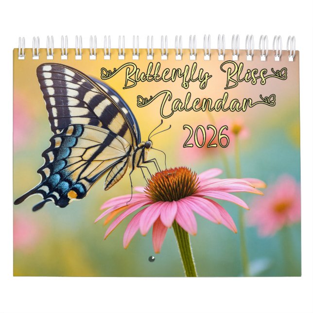 Butterfly Bliss Calendar 2026 (Cover)
