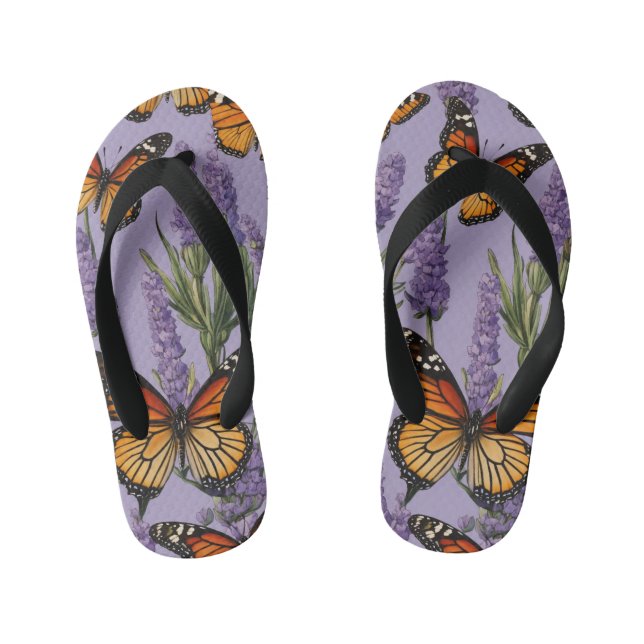 Butterfly Bliss Flip Flops (Footbed)