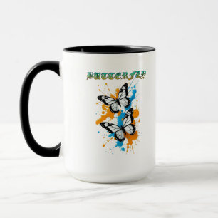 "Butterfly Bliss Mug" Mug
