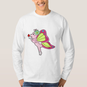 Butterfly Blossom Heart T-Shirt