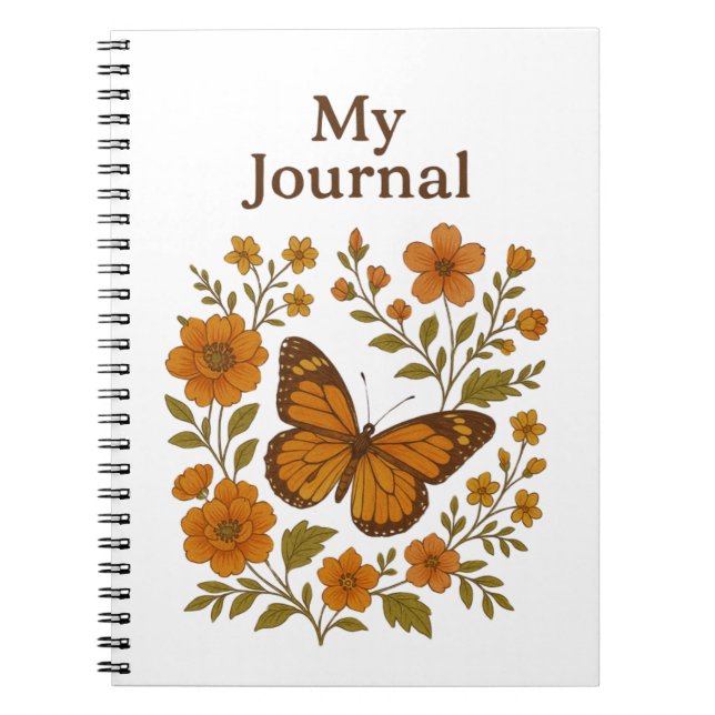 🦋 Butterfly Blossoms Planner 🌸 Notebook (Front)