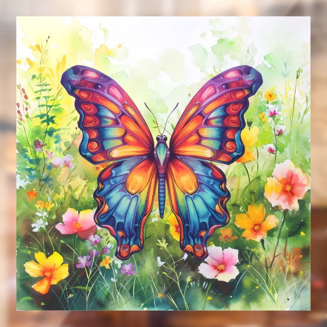 Butterfly Blue Orange Wings (Sheet 2)