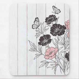 Butterfly Bouquet Mouse Pad