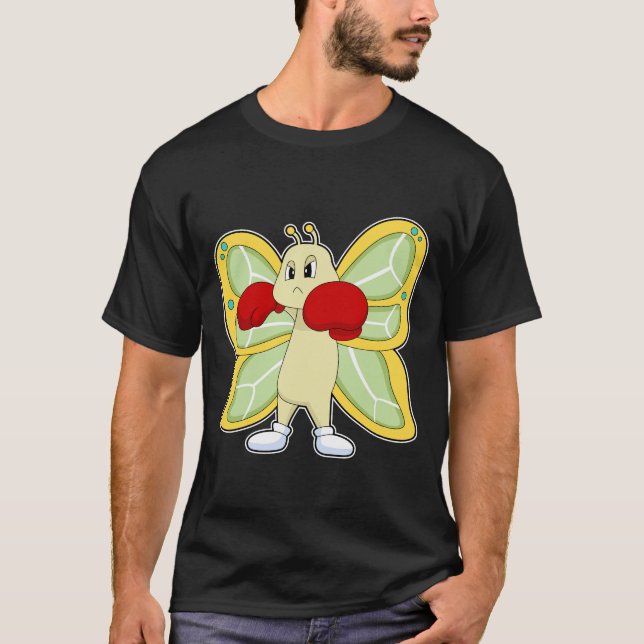 Butterfly Boxer Boxing gloves T-Shirt (Front)