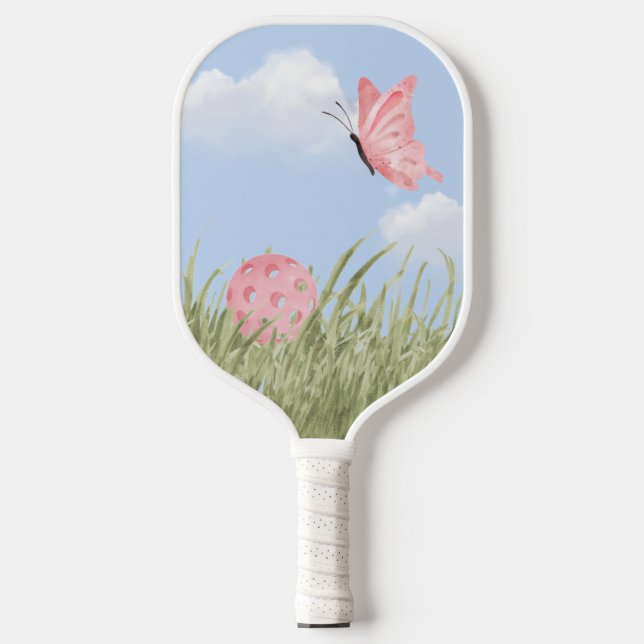 Butterfly Breeze Whimsical Pickleball Paddle (Front)