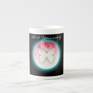 Butterfly Bubbles Bone China Mug