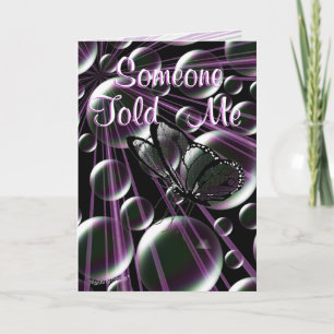 butterfly & bubbles-customise any occasion card