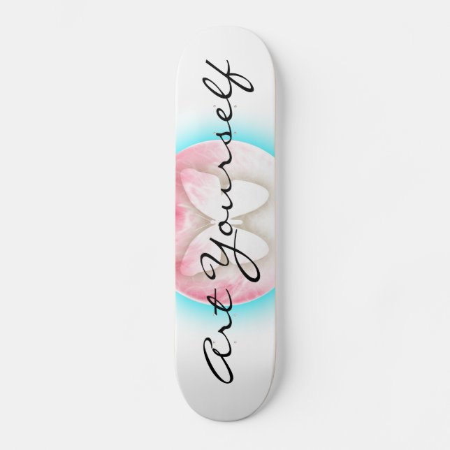 Butterfly Bubbles Skateboard (Front)