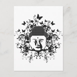 Butterfly Buddha Postcard