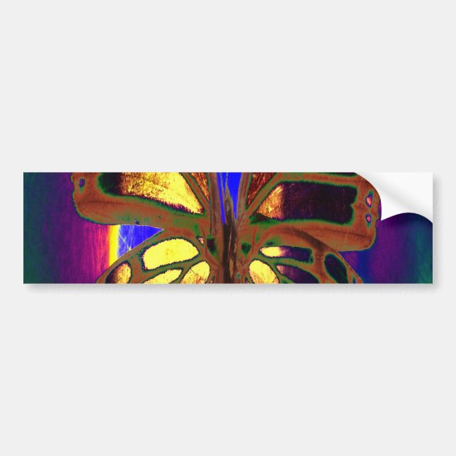 Butterfly Bumper Sticker (Front)