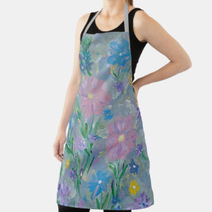 Butterfly Bush Floral Apron